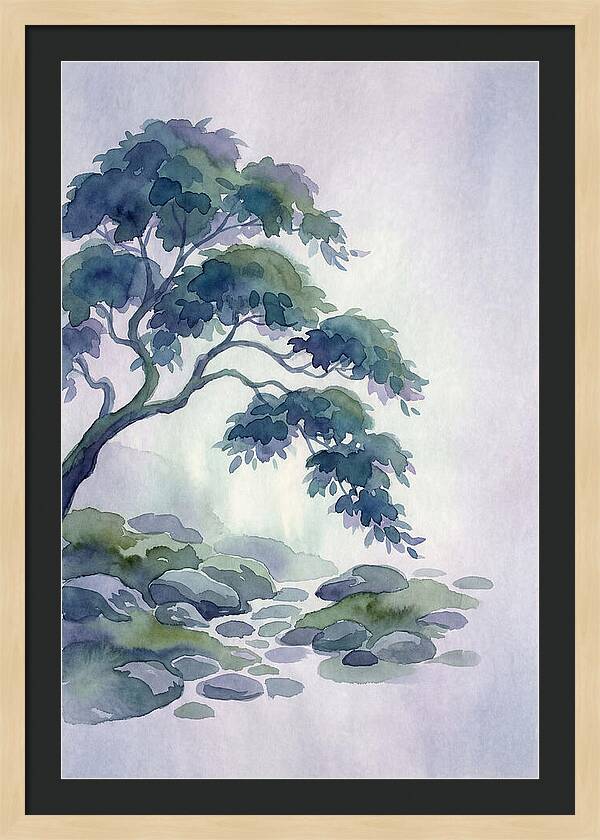 Japanese Maple In Garden Corner