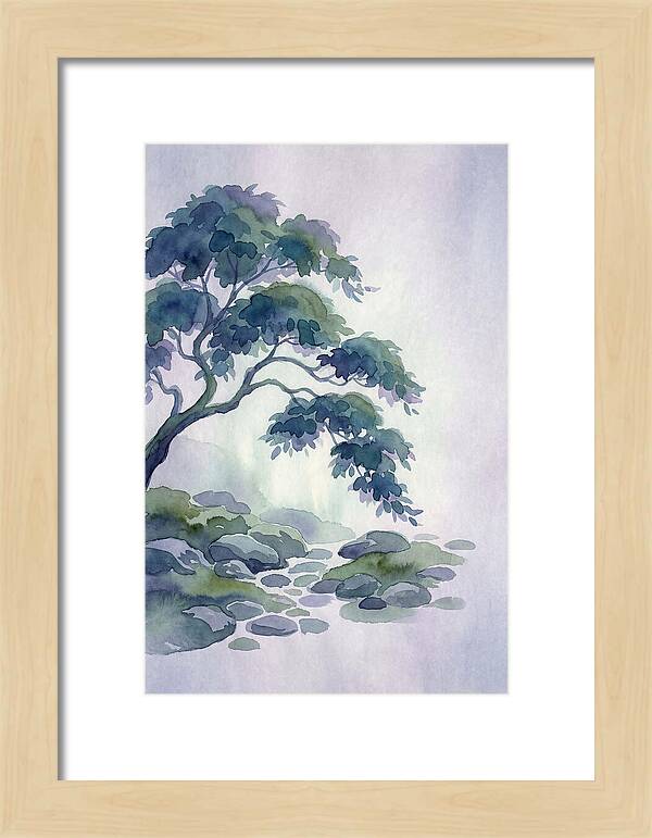 Japanese Maple In Garden Corner
