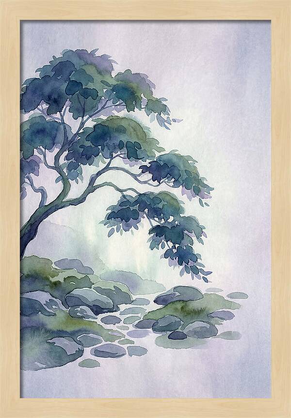Japanese Maple In Garden Corner