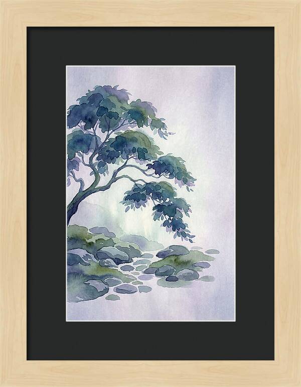 Japanese Maple In Garden Corner