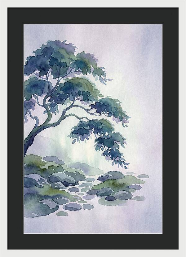 Japanese Maple In Garden Corner