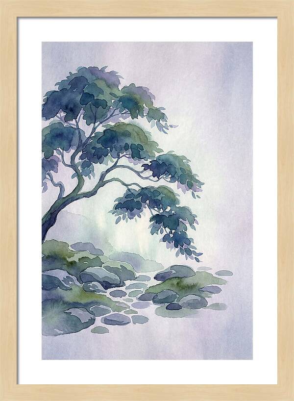 Japanese Maple In Garden Corner
