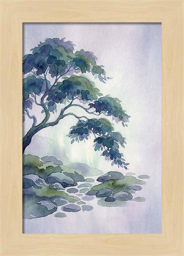 Japanese Maple In Garden Corner