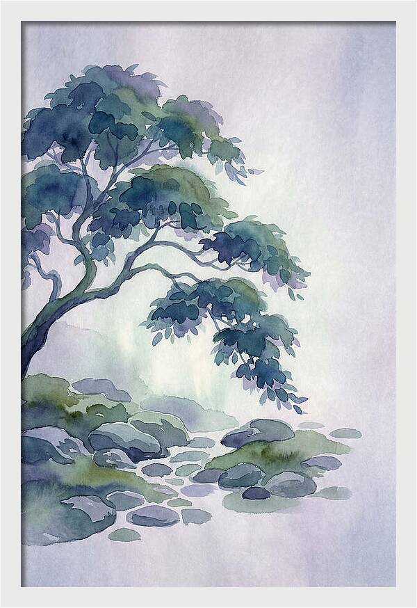 Japanese Maple In Garden Corner