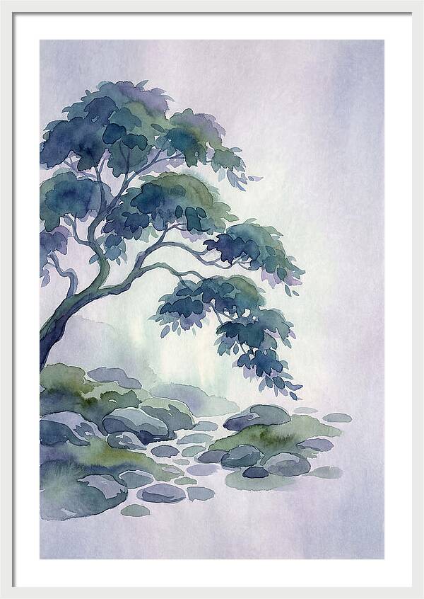 Japanese Maple In Garden Corner