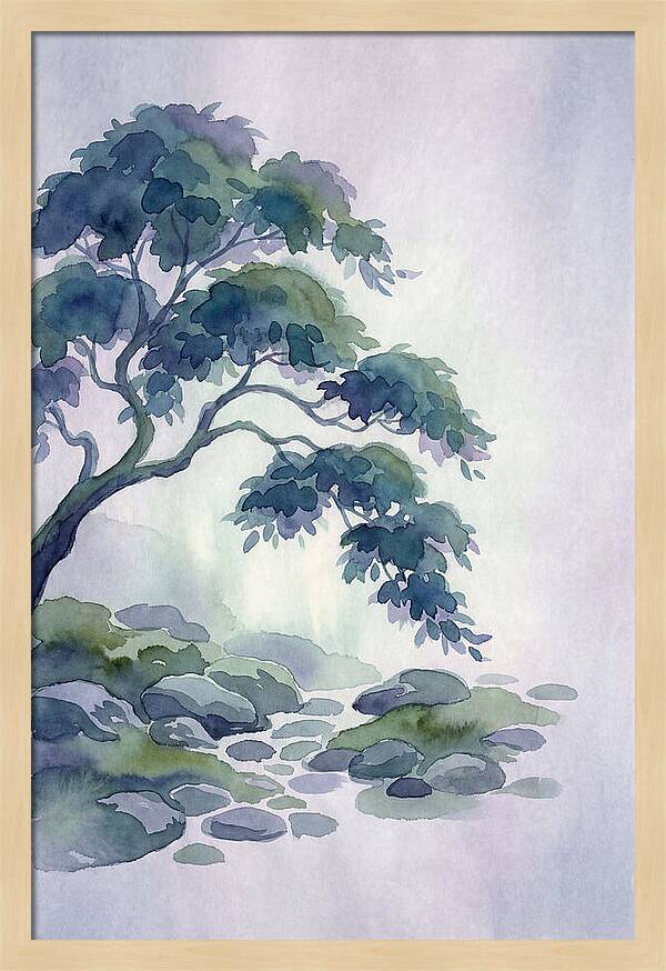 Japanese Maple In Garden Corner
