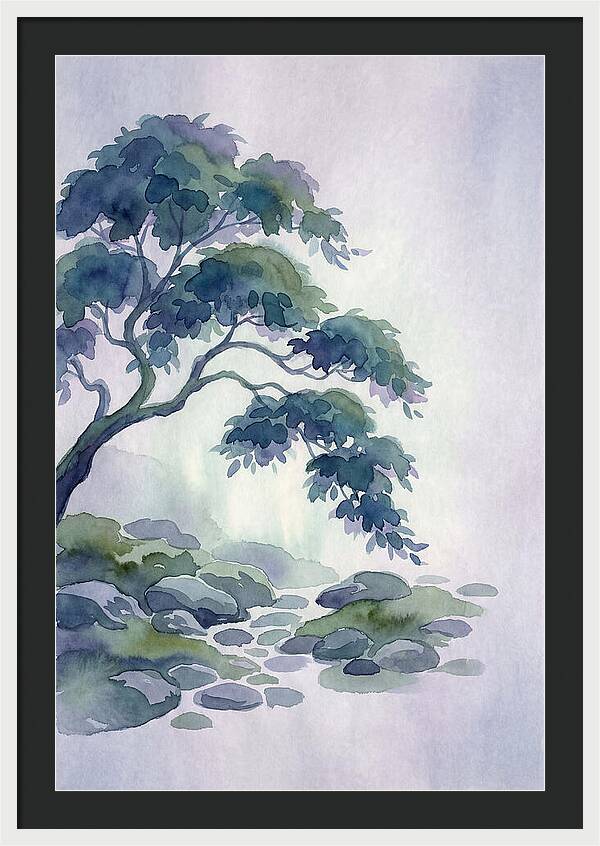 Japanese Maple In Garden Corner