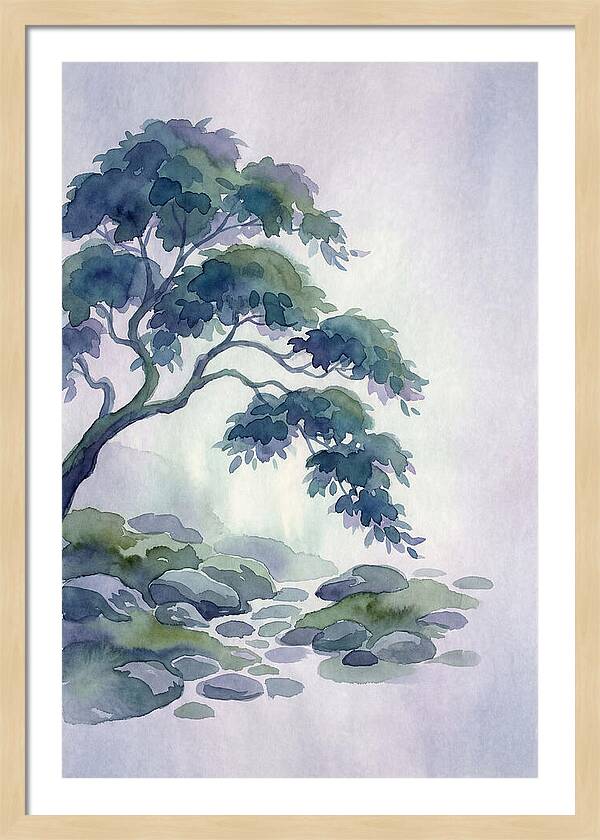 Japanese Maple In Garden Corner