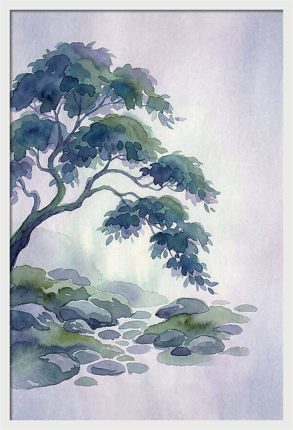 Japanese Maple In Garden Corner