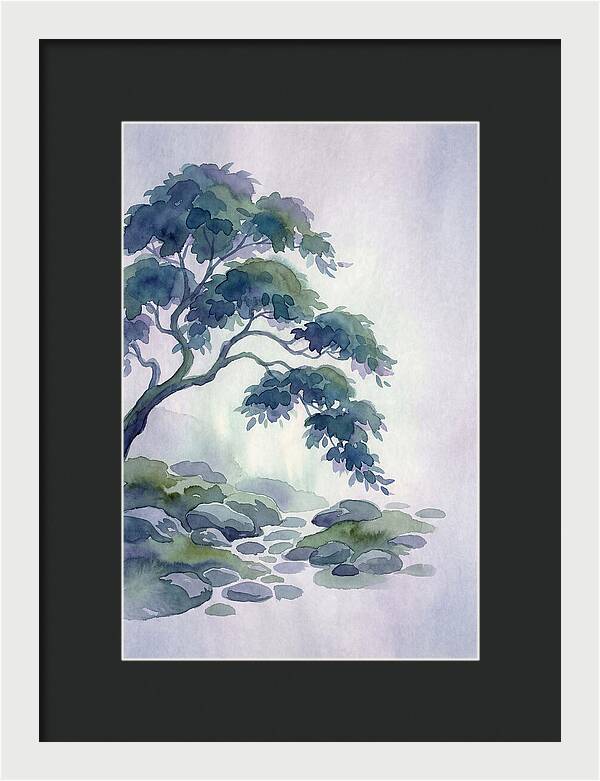 Japanese Maple In Garden Corner
