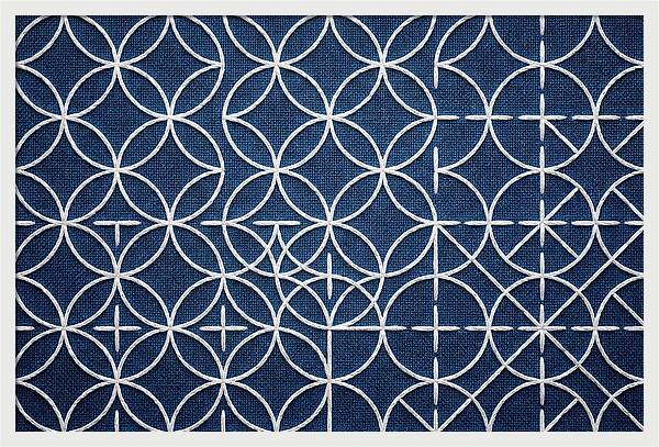 Japanese Sashiko Stitching Pattern
