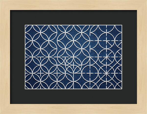 Japanese Sashiko Stitching Pattern
