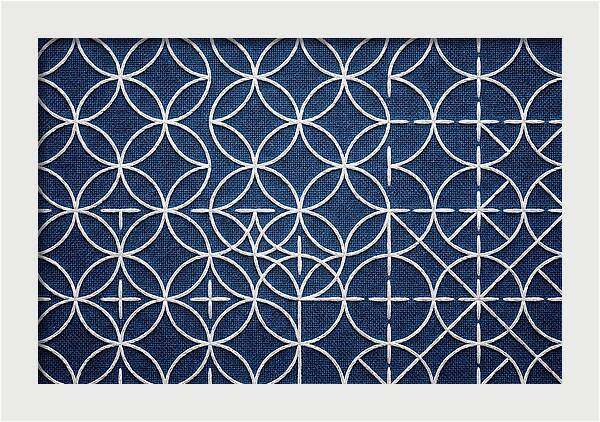 Japanese Sashiko Stitching Pattern