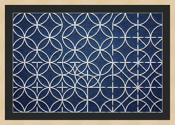 Japanese Sashiko Stitching Pattern