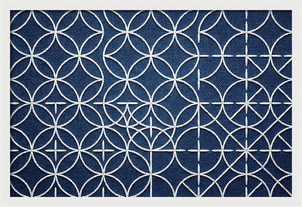 Japanese Sashiko Stitching Pattern