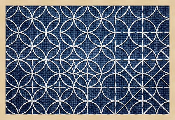 Japanese Sashiko Stitching Pattern