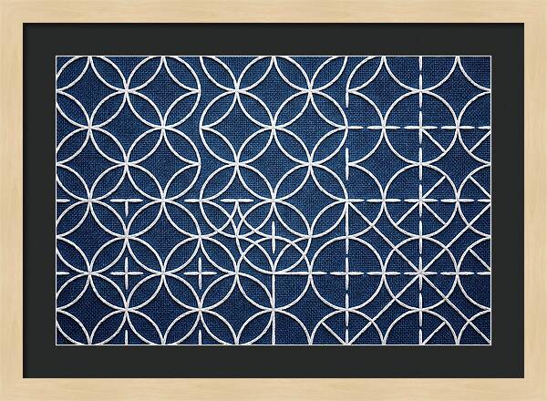 Japanese Sashiko Stitching Pattern