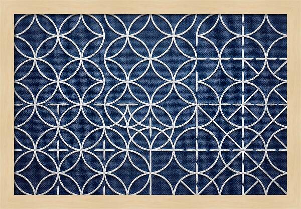 Japanese Sashiko Stitching Pattern