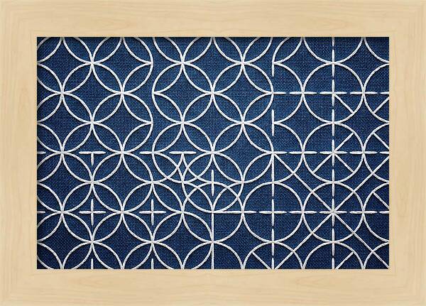 Japanese Sashiko Stitching Pattern