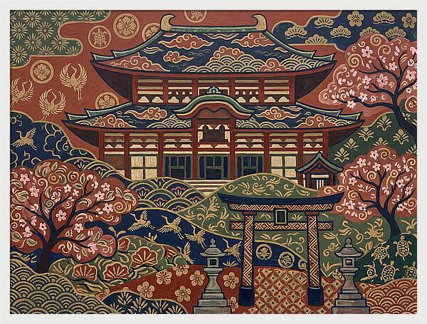 Japanese Temple Serenity