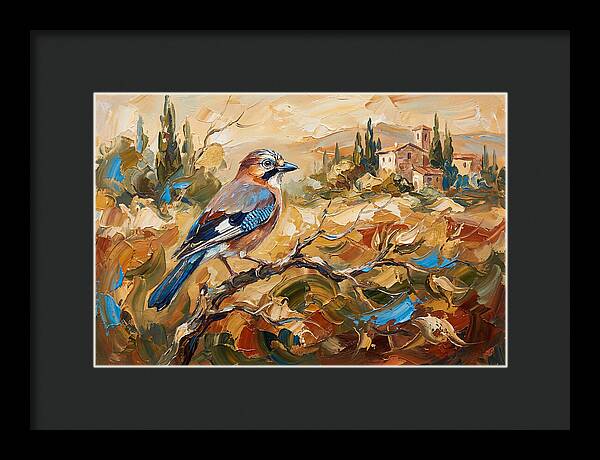 Jay In The Mediterranean Landscape