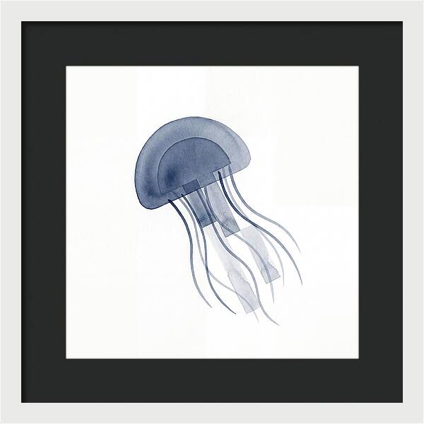 Jellyfish Elegance In Blue
