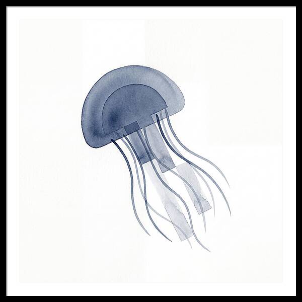 Jellyfish Elegance In Blue