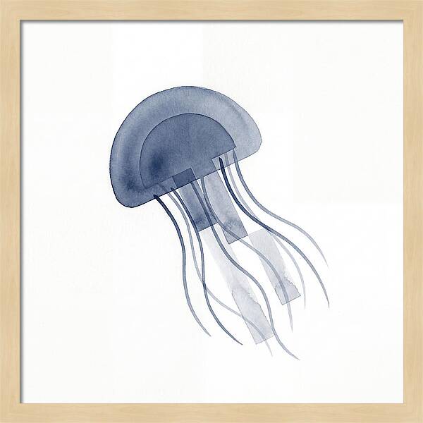Jellyfish Elegance In Blue