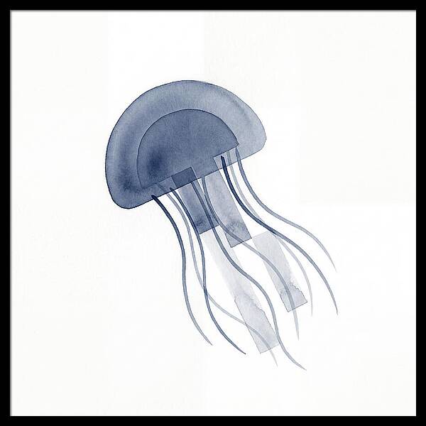 Jellyfish Elegance In Blue