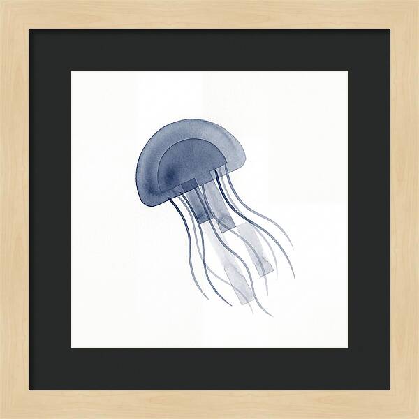 Jellyfish Elegance In Blue