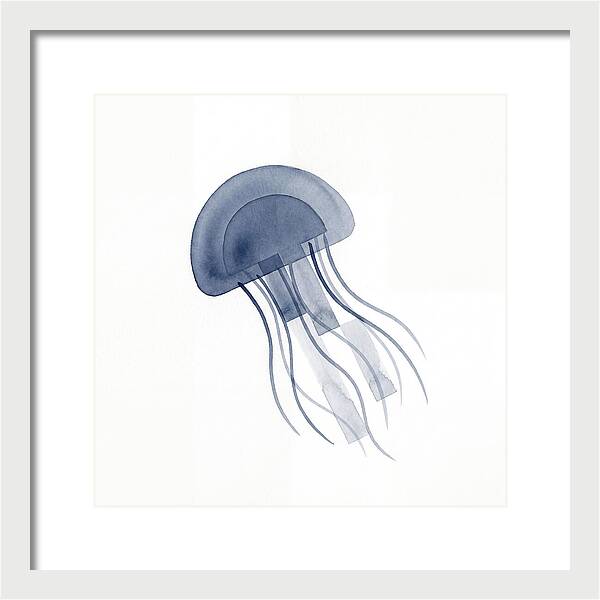 Jellyfish Elegance In Blue