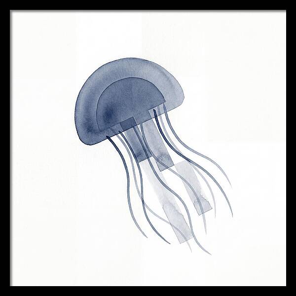 Jellyfish Elegance In Blue