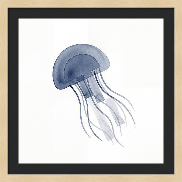 Jellyfish Elegance In Blue