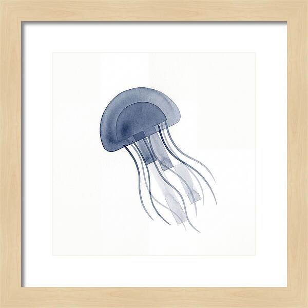 Jellyfish Elegance In Blue