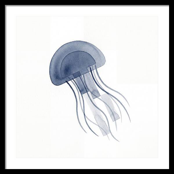 Jellyfish Elegance In Blue