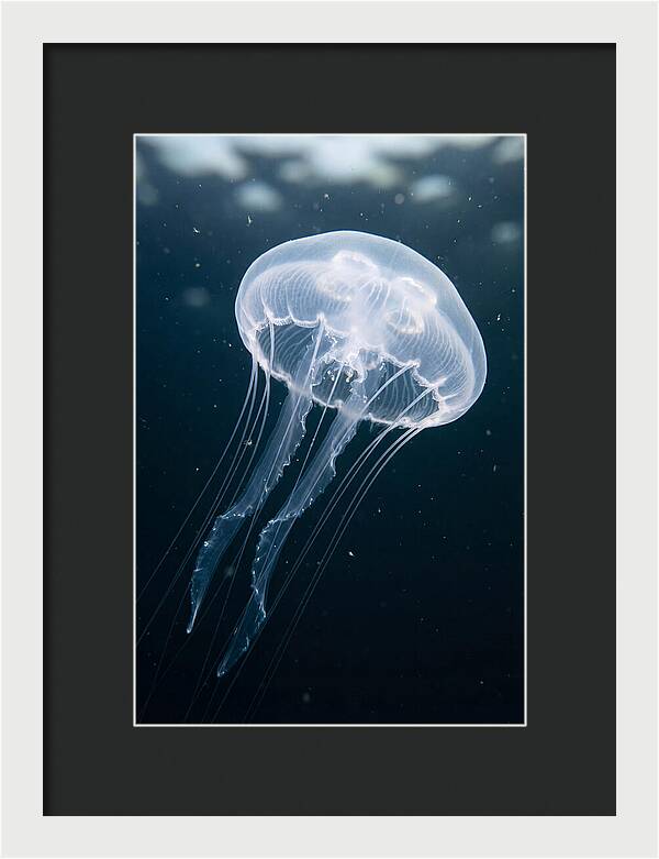 Jellyfish Elegance Underwater
