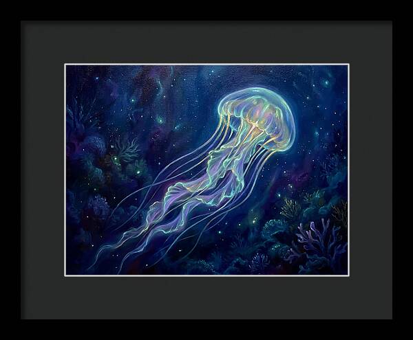 Jellyfish In Deep Waters