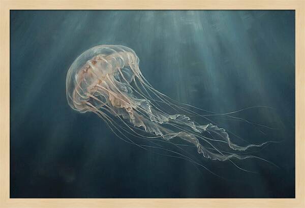 Jellyfish In Ethereal Depths