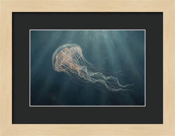 Jellyfish In Ethereal Depths