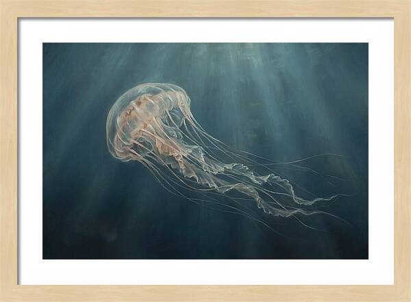 Jellyfish In Ethereal Depths