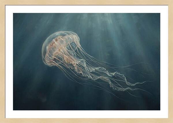 Jellyfish In Ethereal Depths