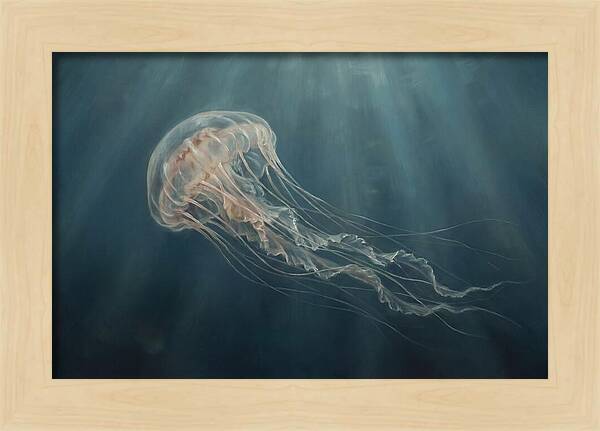 Jellyfish In Ethereal Depths