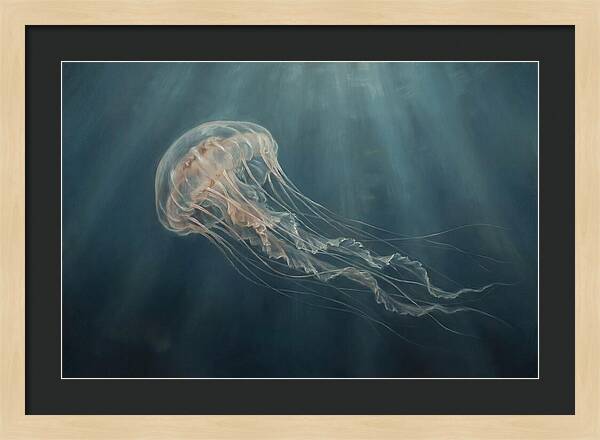 Jellyfish In Ethereal Depths