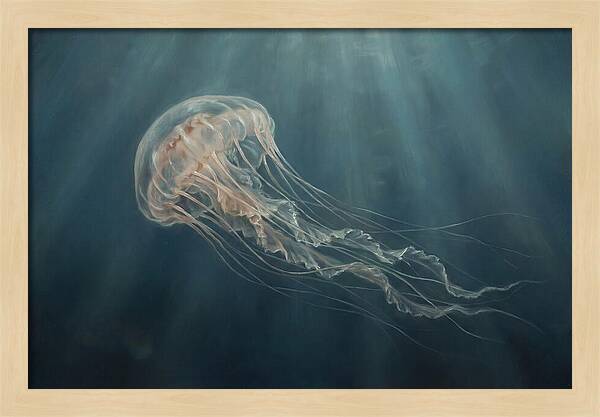 Jellyfish In Ethereal Depths
