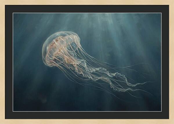 Jellyfish In Ethereal Depths