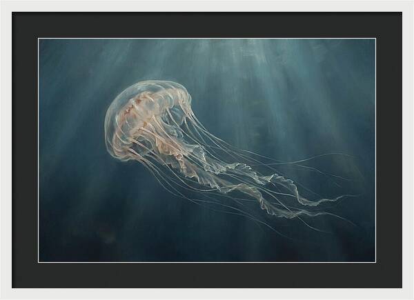 Jellyfish In Ethereal Depths