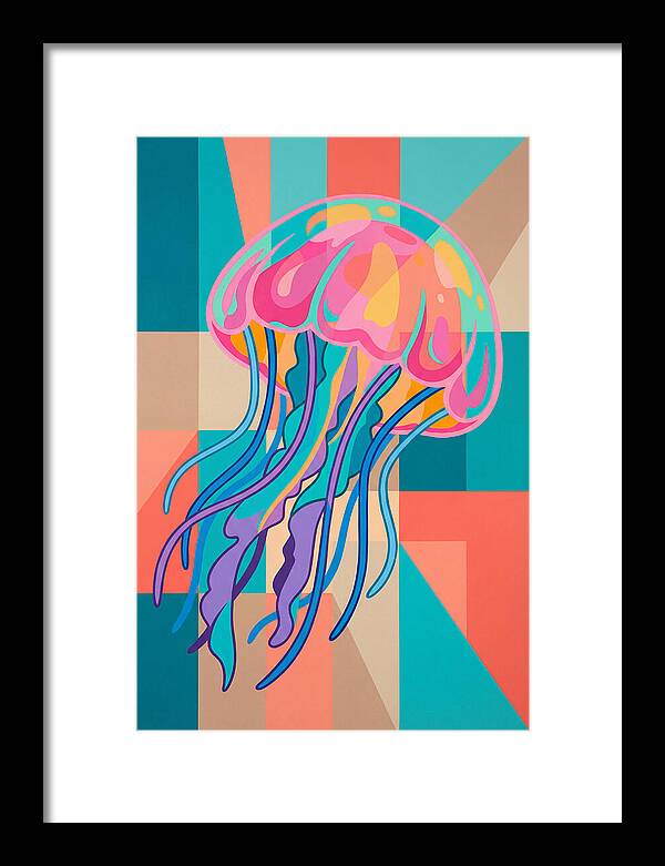 Jellyfish In Vibrant Colors