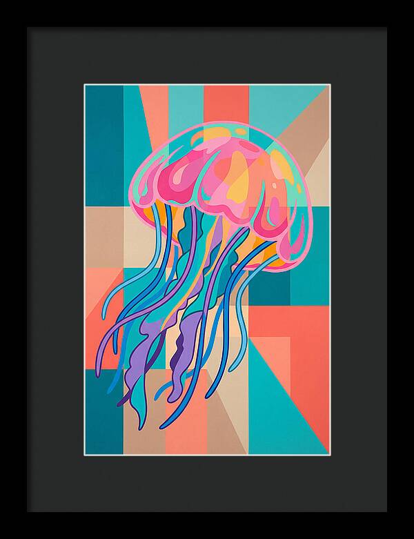 Jellyfish In Vibrant Colors