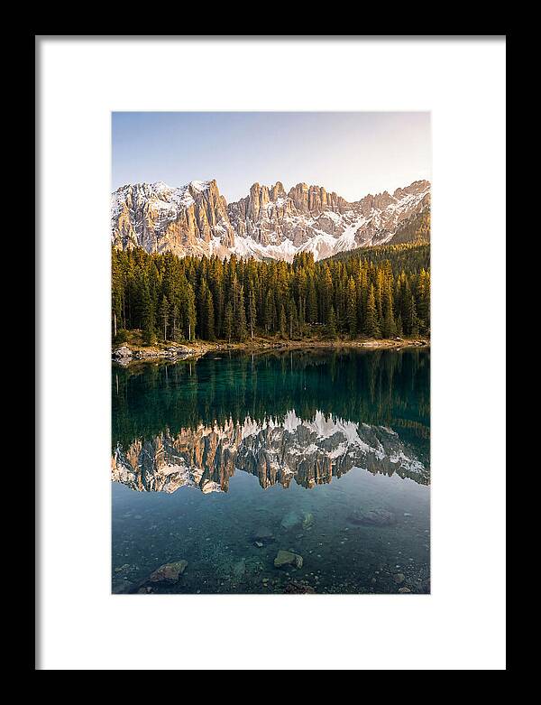 Jenny Lake Reflection At Dawn
