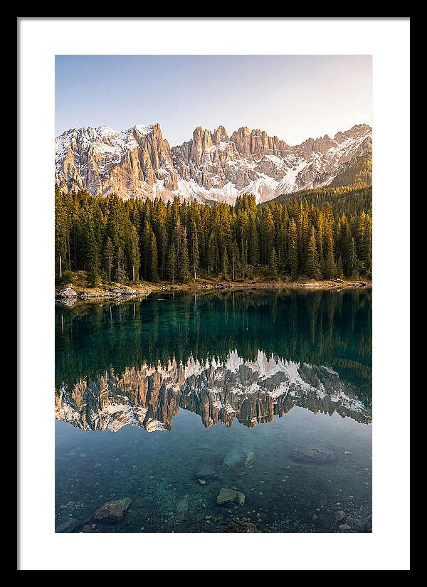 Jenny Lake Reflection At Dawn